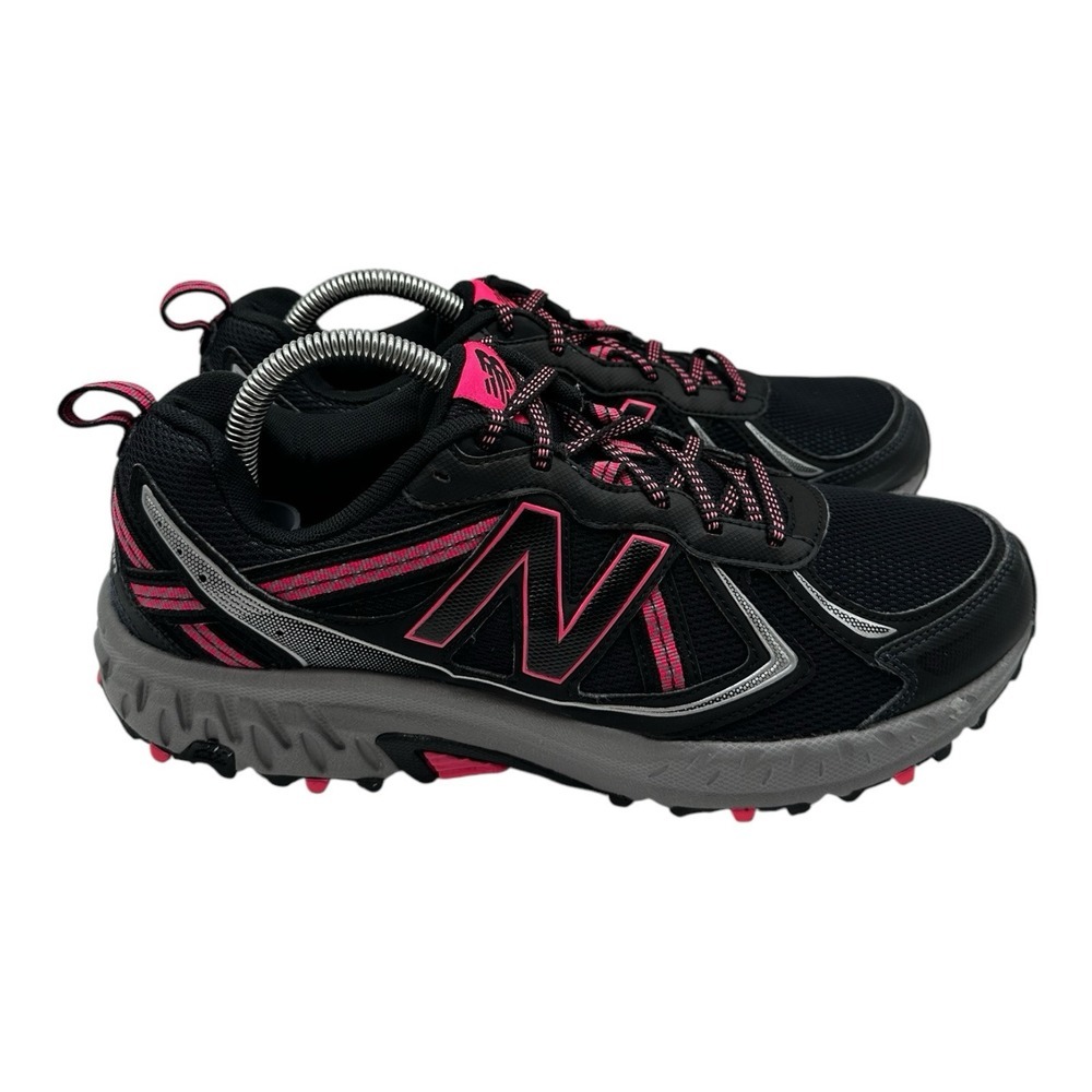 New Balance 410 V5 Shoes Women's Size 11 B Black Pink Hiking Sneakers WT410LB5‎